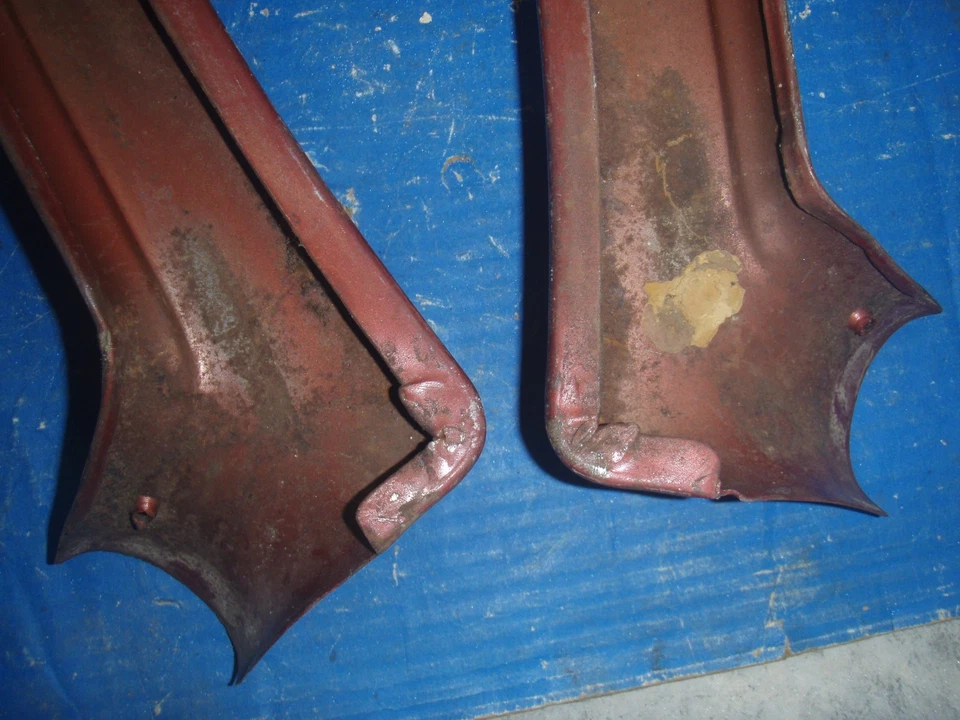 Pontiac 61 62 Catalina 1961 1962 interior un pilar parabrisas moldura bisel Foto 3 de 4