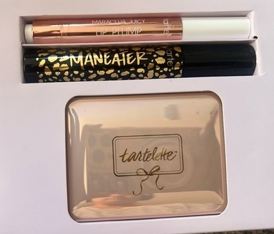 Tarte Makeup Set Eyeshadow Palette Maneater Mascara Maracuja Juicy Lip Plump New