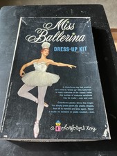 Vtg Colorforms Miss Ballerina Dress-Up Kit Play Set  199 Complete 1962