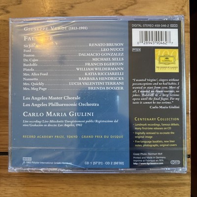 Falstaff［CD］ Verdi: Falstaff (CD, Oct-1998, 2 Discs, Deutsche Grammophon) for