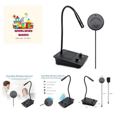 Window Speaker Intercom System,Dual Way Anti-Interference Intercommunication ...