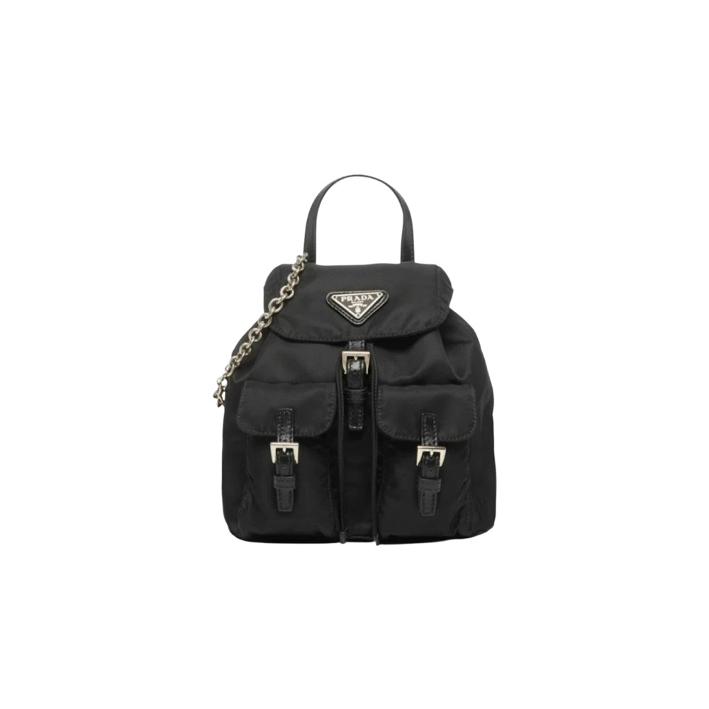 Prada Re-Nylon Mini Backpack Black - image 1