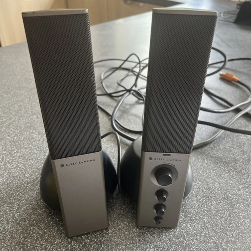 Altec Lansing VS4121 Computer Speakers left and right. Speakers only. Not tested