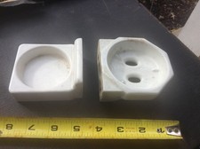 Vintage Ceramic Porcelain Toothbrush- Cup Holder  another cup holder