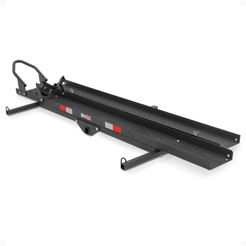 Black Widow Motorcycle Bike Carrier w/Ramp for 2" Hitch, 600lb Capacity (Used)