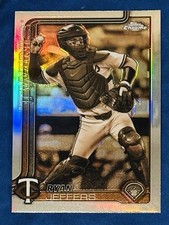 2025 Topps Chrome Ryan Jeffers Sepia Refractor #65 Minnesota Twins