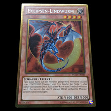YuGiOh Eklipsen-Lindwurm PGLD-DE041 Gold Secret Rare Deutsch NM Glänzend