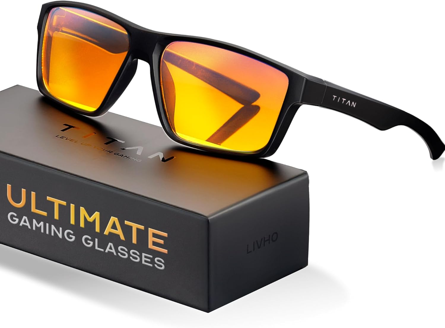 Titan Gaming Glasses for Men with Anti Blue Light and UV400 Protection