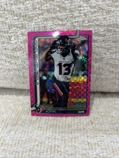 Topps 2025 Chrome Christian Kirk Hot Pink X-Fractor Houston Texans #117