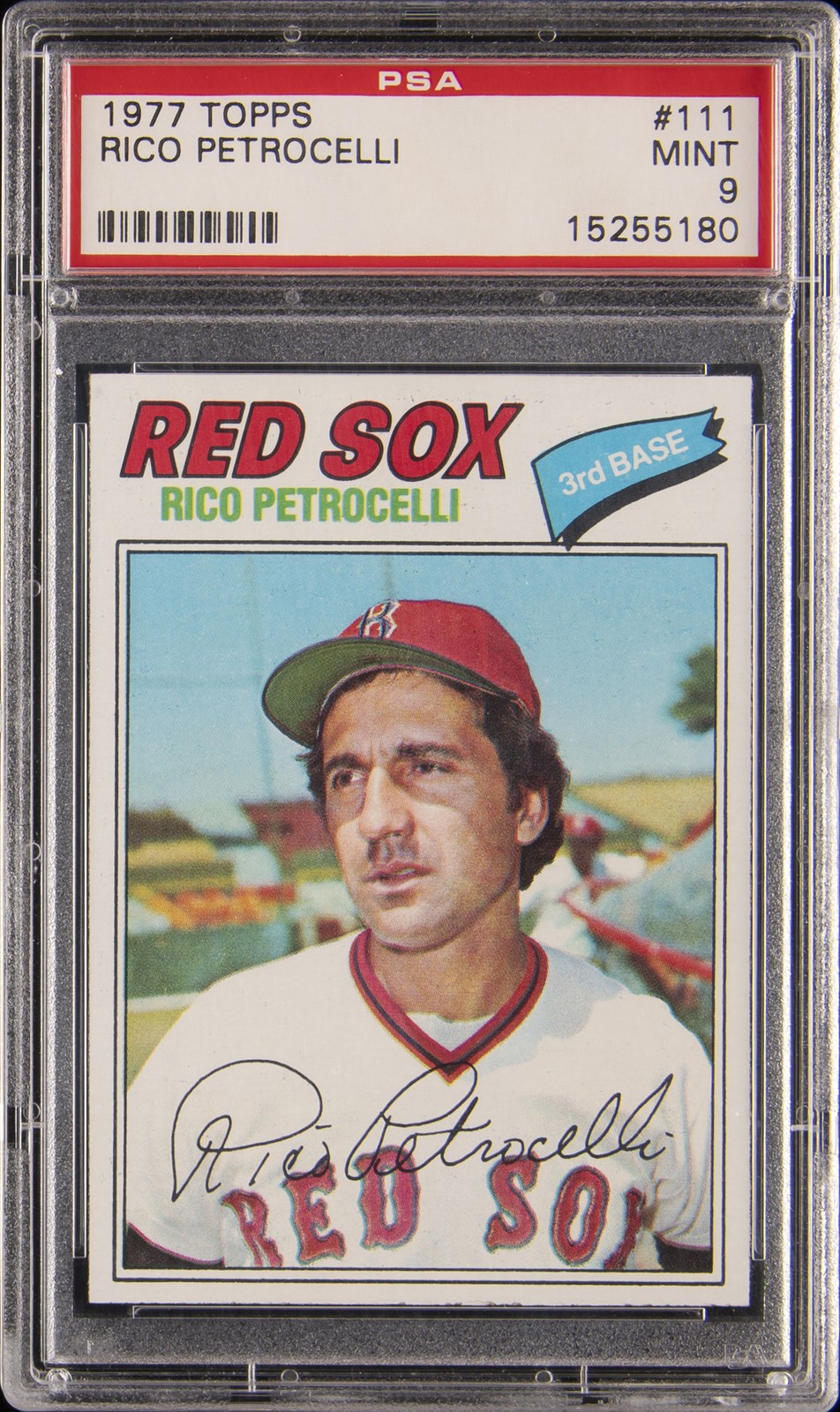 1977 TOPPS #111 RICO PETROCELLI PSA 9