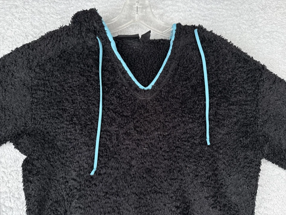 Mountain Hardwear Sweater Womens Medium Black Monkey Fur Polyester Fleece Hoodie - Image 4 of 4