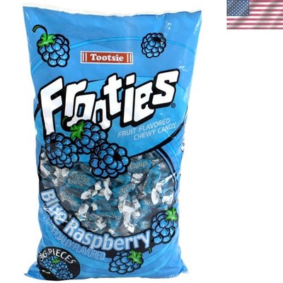 Blue Frooties 2 lb Bag - 360 Pieces of Individually Wrapped Blue Raspberry Candy