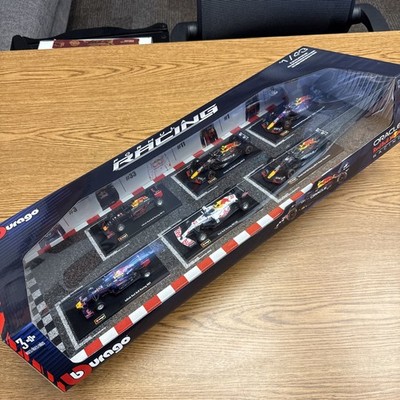 Burago 1:43 Scale RedBull Formula F1 Die Cast Racing Car 6-pack Set
