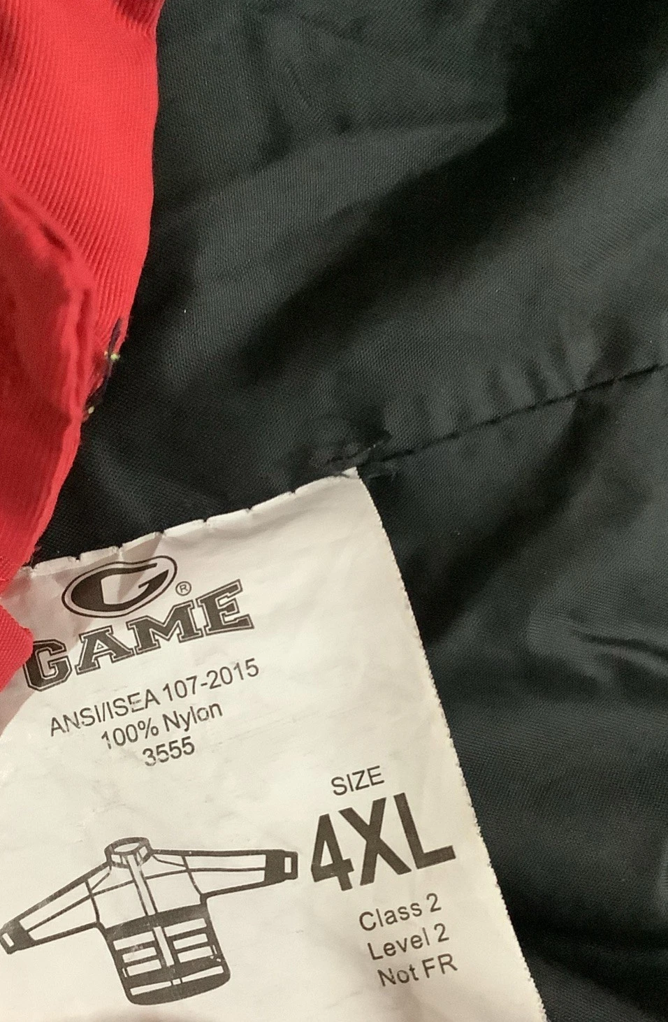 GAME 3555 Hi-Viz Class 2 Level 2 Rescue Jacket with Detachable Good - product detail image 5