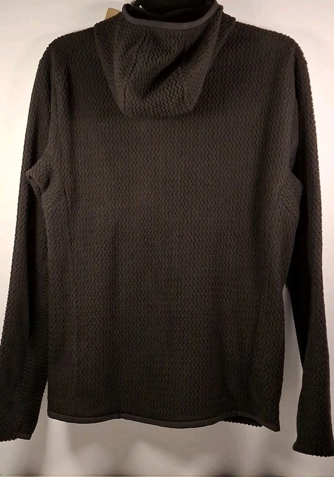 Chaqueta con Capucha Patagonia 40255 Para Hombre Extra Grande R1 Air Cremallera Completa, Negra Foto 4 de 4