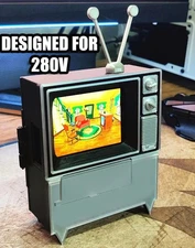 RG280V Retro TV Enclosure - Turns your handheld into a tiny TV!