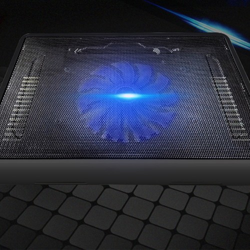 Einstellbare Lüfter Schreibtisch Notebook Kühler Laptop Cooling Pad - Photo 3/12