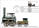 Dr Jim Stamps 22C Stourbridge Lion 1829 Locomotive First Day Issue Maximum Card