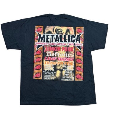 llica Summer Sanitarium VintageTシャツ Vintage Metallica Summer Sanitarium 2003 Tour Linkin Park Limp