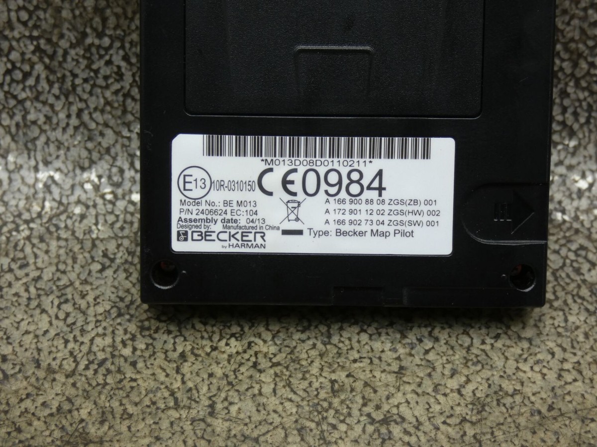 Becker Map Pilot A1669008808 A1729011202 Navi Mercedes W176 A180 