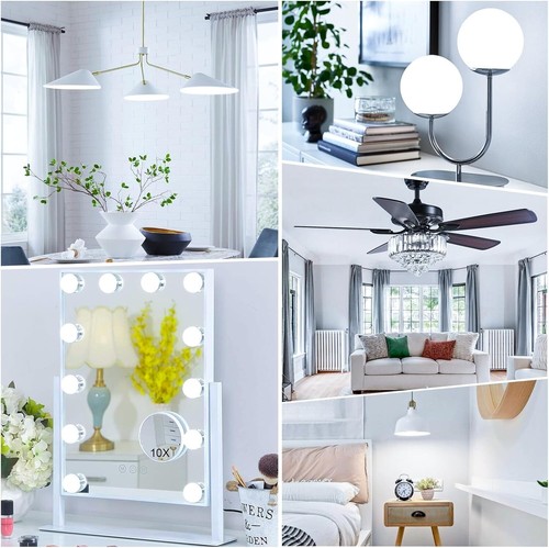 Long-Lasting 6W E12 LED Bulbs - 5000K Daylight White, 24 Pack Ideal for Fixtures - Picture 5 of 11