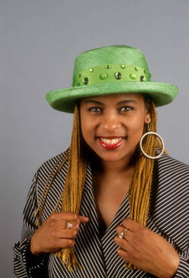 Rapper Yo Yo attends the Billboard Magazine Grammy Awards Party on- Old Photo 5