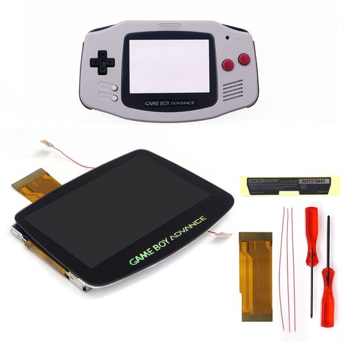 Kit LCD laminado retroiluminado V5 Drop In 3.0 IPS para Game Boy Advance GBA negro puro - Imagen 17 de 22