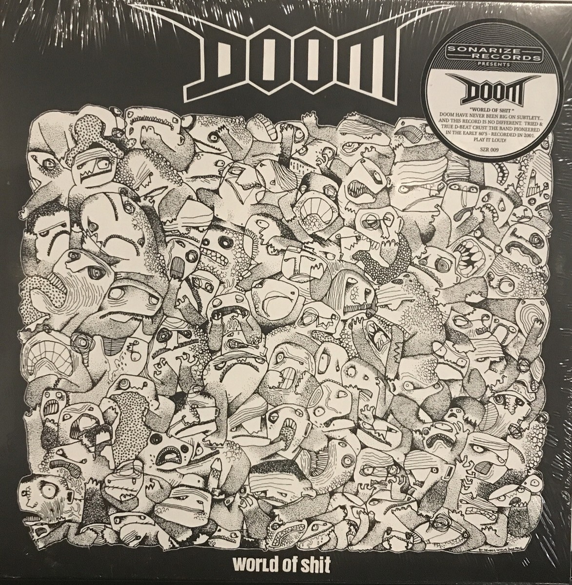 Doom - World Of Shit LP 2022 Sonarize Records – SZR-009 [Sealed