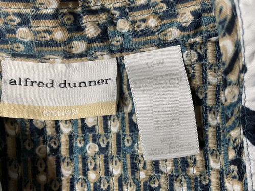 Alfred Dunner Women's Multicolor Lightweight Open Front Jacket Size 18W -B34 - Picture 9 of 9