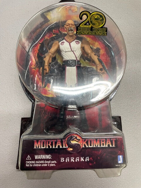 Mortal Kombat 20th Anniversary Baraka 6 Action Figure Jazwares