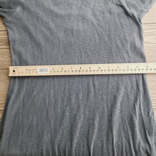 Standard James Perse Dress 1 (S) Gray Cotton Knit Lightweight Long Sleeve - Picture 11 of 12