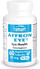 Supersmart Affron Eye 20Mg Supplement Eye Vitamins NonGmo 60 Vegetarian Capsules
