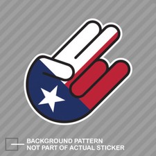 Texas Shocker Sticker Decal Vinyl Jdm Euro Lone Star Secede