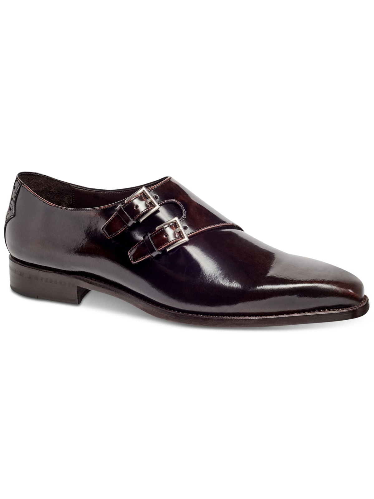 CARLOS BY CARLOS SANTANA Мужские коричневые оксфорды из миндальной кожи с ярким принтом 7 D