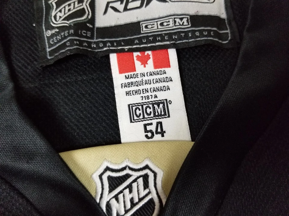 CAMISETA DE HOCKEY REEBOK VINTAGE PITTSBURGH PENGUINS #66 MARIO LEMIEUX NHL TALLA 54 Foto 4 de 4