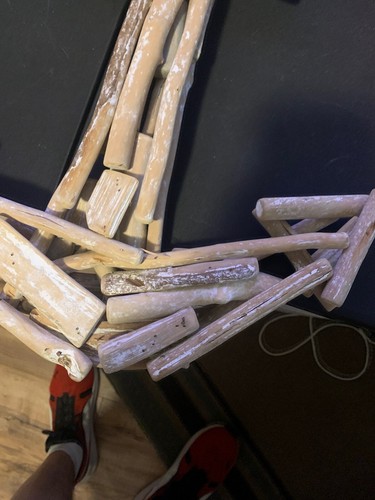 ANCLA MARINEROS DE MADERA HECHA A MANO HECHA A MANO MUY BONITA PIEZA - Imagen 3 de 8