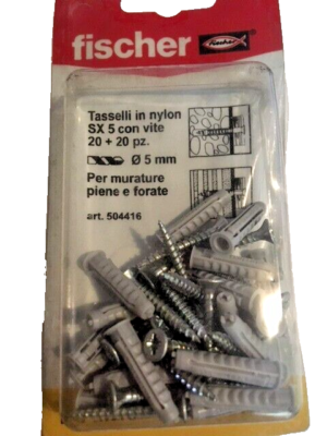 Tasselli Nylon Con Occhiolo - Per Muri Pieni E Forati, Senza Collarino