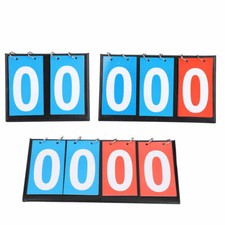 Flip Scoreboard 2/3/4 Digit Volleyball Soccer Basketball Score Board Equipment
