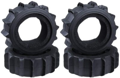 NHX 4PCS 1/8 RC Off Road Buggy Snow Sand Paddle Tires 4.8