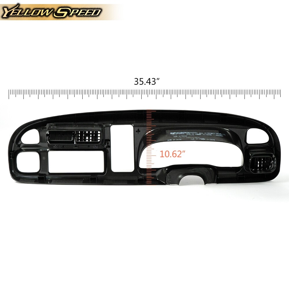 Dash Board Bezel Cover Instrument w/Vents Fit For Dodge Ram 1500 2500 3500 98-02