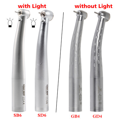 Dent Fiber Optic LED / High Speed Handpiece / Quick Coupler 6/4 Hole For KaV