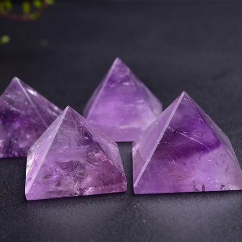 Natürliche Quarz Kristall Pyramide Chakra Heilenergie Edelstein Turm Unikat Dekor - Bild 74 von 164