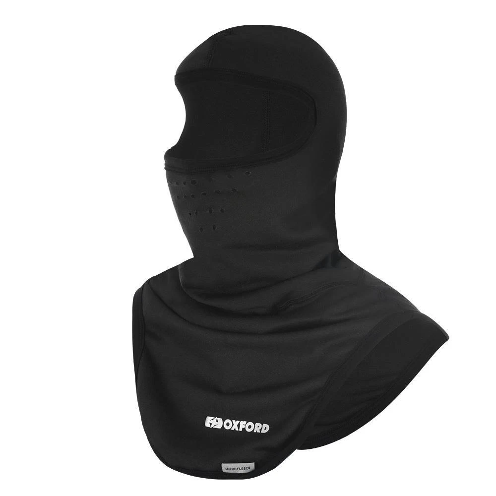 Oxford Motorbike Motorcycle Microfibre Deluxe Balaclava Face Mask Tube Black