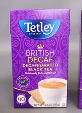 Tetley British Blend Premium Black Tea Bags,40 Tea Bags Pack of 3 Exp: 5/30/2025