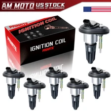 6X OEM Pack Ignition Coils for Chevy Trailblazer GMC Canyon Envoy UF-303 C1395