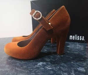 orange mary janes