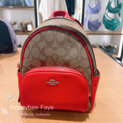 NWT Coach Mini Court Backpack CR284/CR285 | eBay