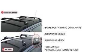 BARRE PORTATUTTO PER JEEP GRAND CHEROKEE 1999 2004