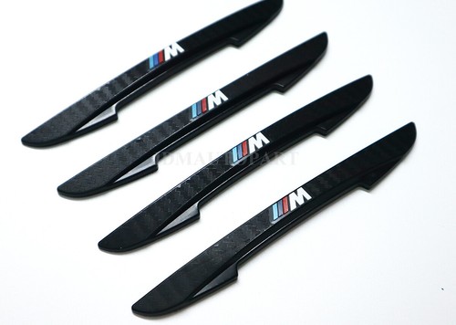 For BMW M Performance Door Anti-Rub Protection Strips Exterior Trims 2 Set /8Pcs - Picture 4 of 5
