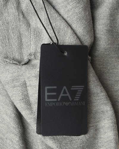 Emporio Armani Ea7 Sweatshirt Hoodie Man Grey 3HPM22 PJ05Z 3905 Sz. S MAKE OFFER - Picture 2 of 11